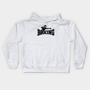 Boxing with Boxer - Vintage Fight Shirt Kids Hoodie